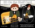 3D on the Shelf Card Kit - Little Trombone Player Elton