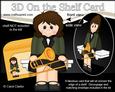 3D on the Shelf Card Kit - Little Trombone Player Rosa