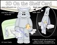 3D on the Shelf Card Kit - Cute Little Bathtime Harold Hippo