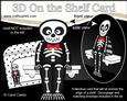 3D on the Shelf Card Kit - Little Friendly Skeleton Yorik