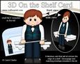 3D on the Shelf Card Kit - Little Flute Player Randl