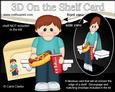3D on the Shelf Card Kit - Take Away Hot Dog Night Danilo