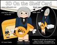 3D on the Shelf Card Kit - Little French Horn Player Bev
