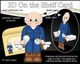 3D on the Shelf Card Kit - Little Electrician Cedrick
