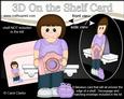 3D on the Shelf Card Kit - Little Photographer Katerine