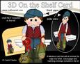 3D on the Shelf Card Kit - Fishing 1st Prize Boy Stephan