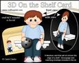 3D on the Shelf Card Kit - 10 Pin Bowling Boy Sheldon