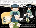 3D on the Shelf Card Kit - Little Sheep Farmer Timothy