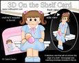 3D on the Shelf Card Kit - Little Lollipop Girl Melodie