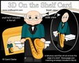 3D On the Shelf Card Kit - Little Saxophone Player Vince