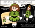 3D On the Shelf Card Kit - Little Irish Dancing Champion Ciara is going to the Ceili