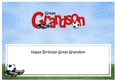 Large DL Birthday GREAT GRANDSON Football insert