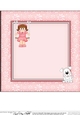 8 x 8 Cute Little Girl is Swinging High matching square insert Panel