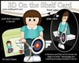 3D On the Shelf Card Kit - Little Archery Lady Kristan is Right on Target