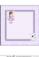 8 x 8 Cute Little Teen is Swinging High matching square insert Panel