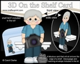 3D On the Shelf Card Kit - Little Old Man Photographer Gaston