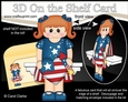 3D On the Shelf Card Kit - Patriotic Stars & Stripes Shantae is Celebrating 4th July
