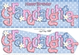 Large DL Birthday GRANDDAUGHTER Flowers 3D decoupage