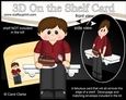 3D On the Shelf Card Kit - Kenneth enjoys a nice slice of Chocolate Cake