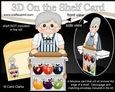 3D On the Shelf Card Kit - Little Bake Off Old Man Louis loves Baking 
