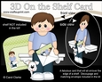 3D On the Shelf Card Kit - Cute little Boy Duane has a Mini Card & Envelope