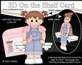 3D On the Shelf Card Kit - Cute Little Toddler Silva enjoys her Ice Lolly