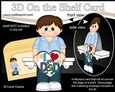 3D On the Shelf Card Kit - Little Teen Donny has a Heart for Dad