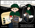 3D On the Shelf Card Kit - Little School Boy Arnold says Thank You to his Teacher