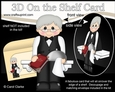 3D On the Shelf Card Kit - Posh Nosh Head Waiter Neville