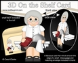 3D On the Shelf Card Kit - Posh Nosh Head Waitress Gladis