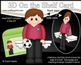 3D On the Shelf Card Kit - Little Footballer Diarmad is On the Ball