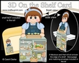 3D On the Shelf Card Kit - Cute Little Teen Debora is in the Potting Shed
