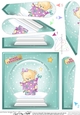 Rosie has a Christmas Tree Snowglobe Fan Pyramage Topper