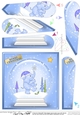 Lola Elephant Snowglobe Fan Pyramage Topper