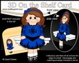 3D On the Shelf Card Kit - Little Irish Dancing Champion Finola is going to the Ceili