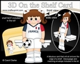 3D On the Shelf Card Kit - Little Footballer Chantelle Plays for France