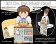 3D On the Shelf Card Kit - Little Teen Marylouise Bakes a Pie in the Kitchen