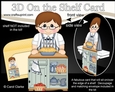 3D On the Shelf Card Kit - Little Teen Josef Bakes a Pie in the Kitchen