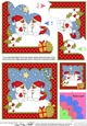 Christmas Snowball Sam Love Shell Edged Corner