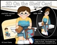 3D On the Shelf Card Kit - Little Jet Setter Harland is off on Holiday