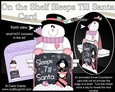 On the Shelf Sleeps Till Santa Card Kit - Christmas Snowman Rio
