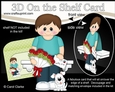 3D On the Shelf Card Kit - Cute Little Boy Alden with Bunch of Roses, letter & Dog Joi