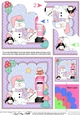 Christmas Snowman Oli posts a letter to Santa Shell Edged Corner side stacker