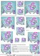 Cute Xmas Poodle Twisted Pyramage Sheet