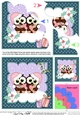 Christmas Little Hoot Owls are in Love Shell Edged Stacker