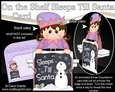 On the Shelf Sleeps Till Santa Card Kit - Little Christmas Elf