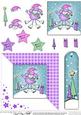 Cute Xmas Poodle Quick Card with 3D Decoupage
