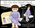 3D On the Shelf Card Kit - Ride the Wave Surfer Janeth