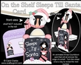 On the Shelf Sleeps Till Santa Card Kit - Little Puffin Pilchard