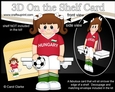 3D On the Shelf Card Kit - Little Footballer Gainor plays for Hungary